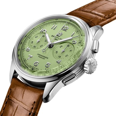 breitling premier b01 pistachio|premier b09 chronograph 40.